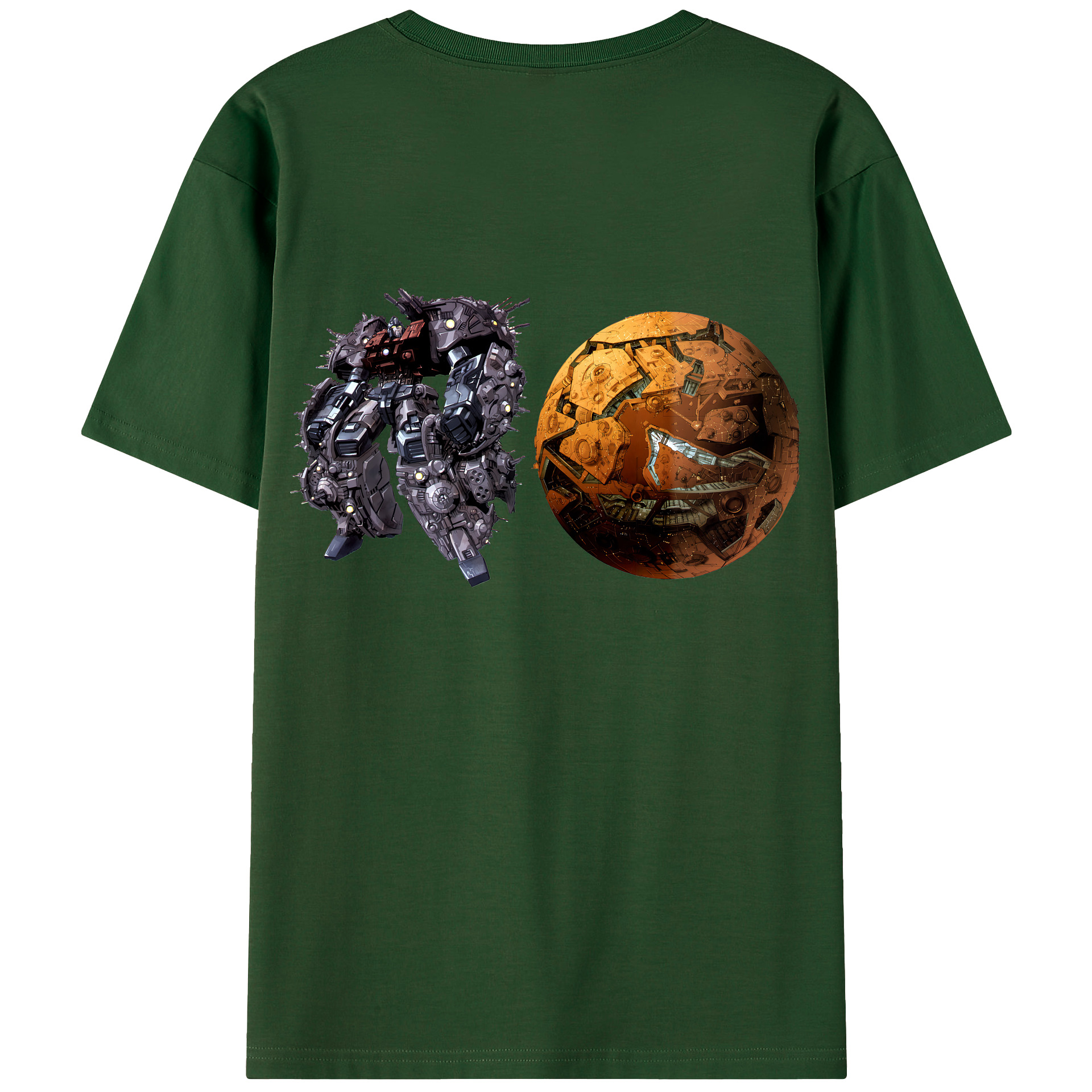 （画像用） Transformers トランスフォーマー 綿100％半袖Tシャツ（背面プリント）